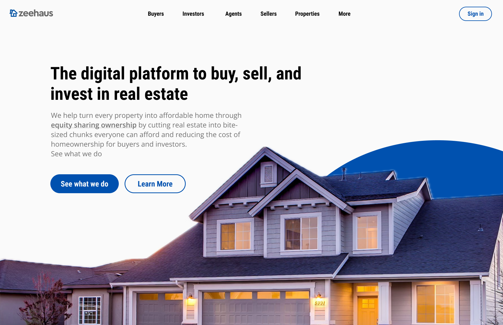 Zeehaus real estate app screenshot 2